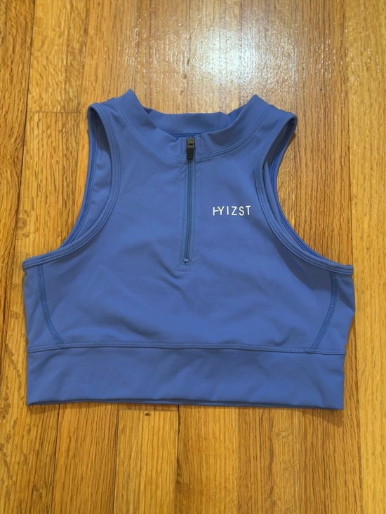 Other - Hyizst high-neck zip sports bra  blue size S (b5)